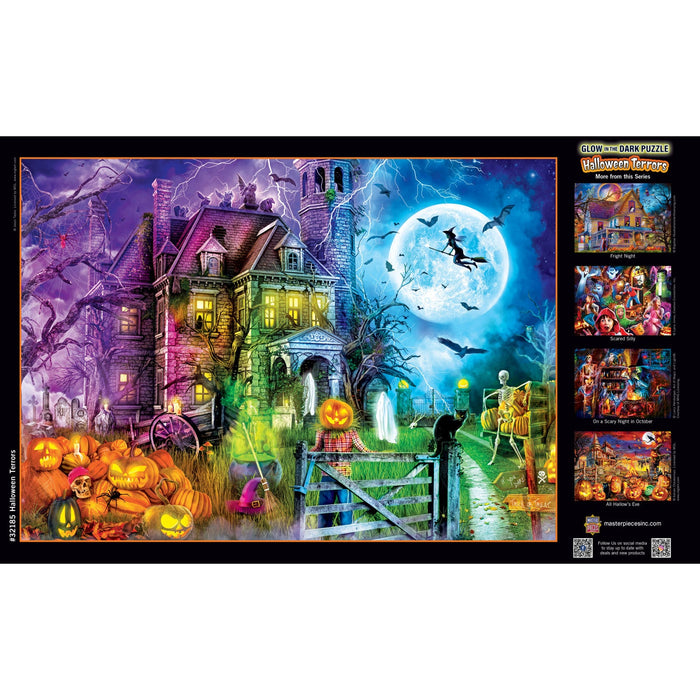 Glow in the Dark - Halloween Terrors 500 Piece Jigsaw Puzzle - Just $14.99! Shop now at Retro Gaming of Denver