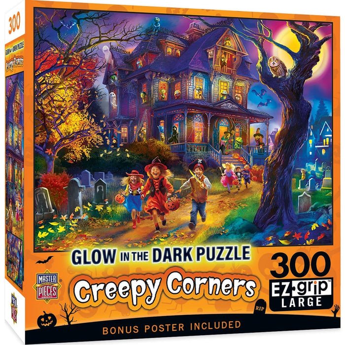 Glow in the Dark - Creepy Corners 300 Piece EZ Grip Jigsaw Puzzle - for just $14.99! 
