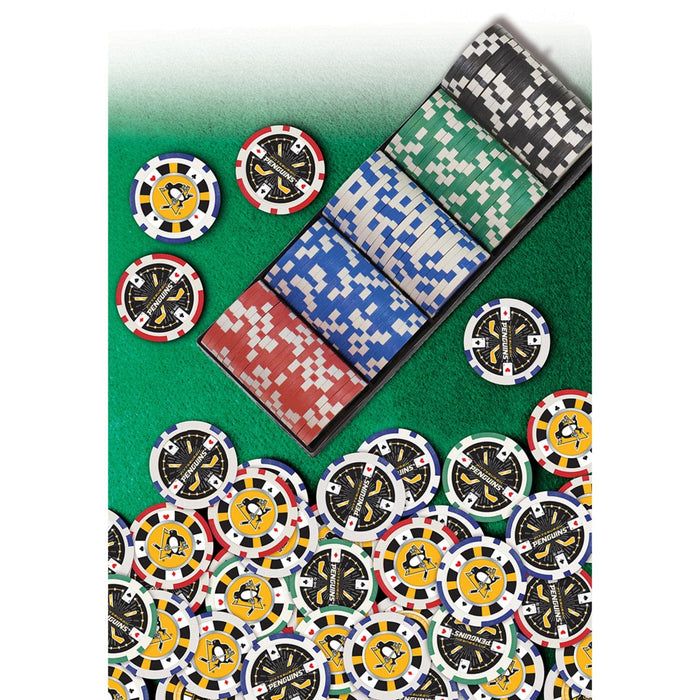Pittsburgh Penguins 100 Piece Poker Chips - for just $19.99! 