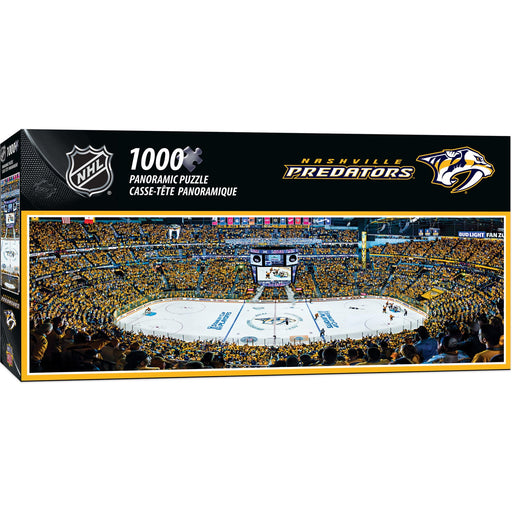 Nashville Predators - 1000 Piece Panoramic Jigsaw Puzzle - Just $19.99! Shop now at Retro Gaming of Denver