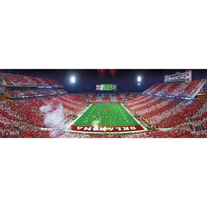 Oklahoma Sooners - 1000 Piece Panoramic Jigsaw Puzzle - End View - for just $19.99! 
