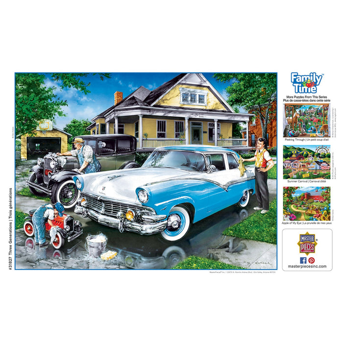 Family Time - Three Generations 400 Piece Jigsaw Puzzle - Just $14.99! Shop now at Retro Gaming of Denver