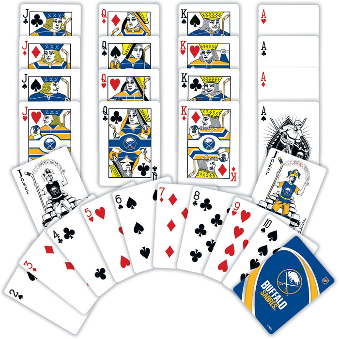 Buffalo Sabres Playing Cards - 54 Card Deck - Just $6.99! Shop now at Retro Gaming of Denver