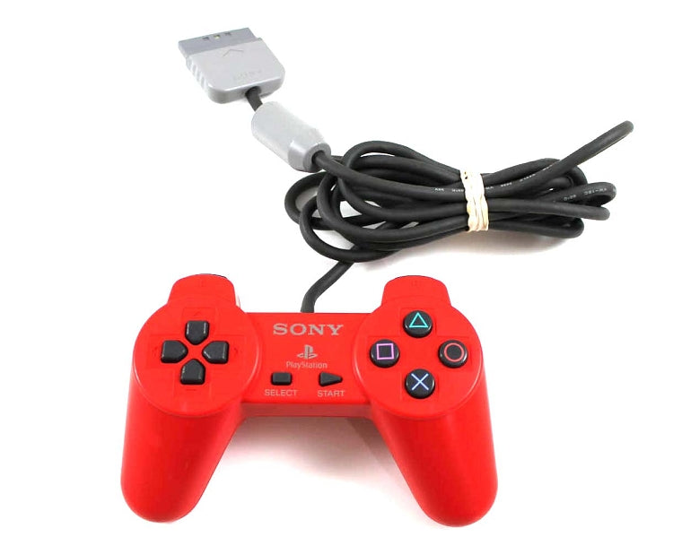 Red Playstation Controller (Playstation) - Just $19.99! Shop now at Retro Gaming of Denver