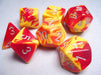 Gemini 5 Polyhedral Red Yellow/Silver 7-Die Set - Just $10! Shop now at Retro Gaming of Denver