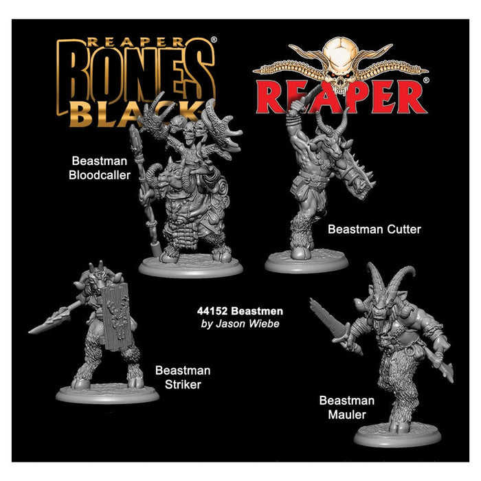 Reaper Bones Black: Beastmen (4) - for just $12.99! 