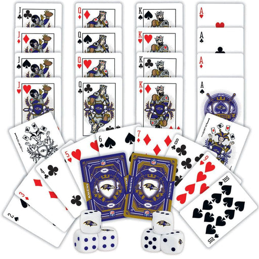 Baltimore Ravens - 2-Pack Playing Cards & Dice Set - for just $19.99! 