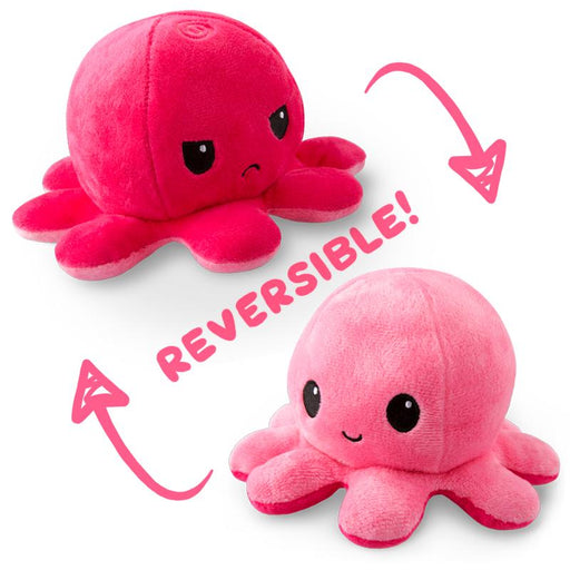 TeeTurtle Reversible Octopus: Pink/Pink (Mini) - Premium Toys and Collectible - Just $16.99! Shop now at Retro Gaming of Denver