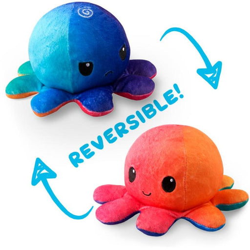 TeeTurtle Reversible Octopus: Sunset/Mermaid (Mini) - Premium Toys and Collectible - Just $16.99! Shop now at Retro Gaming of Denver