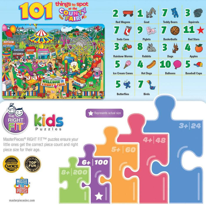 101 Things to Spotat the County Fair - 101 Piece Jigsaw Puzzle - for just $12.99! 