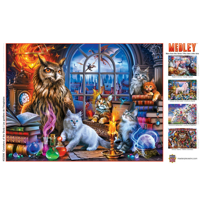 Medley - Caretakers of the Study 300 Piece EZ Grip Jigsaw Puzzle - Just $14.99! Shop now at Retro Gaming of Denver