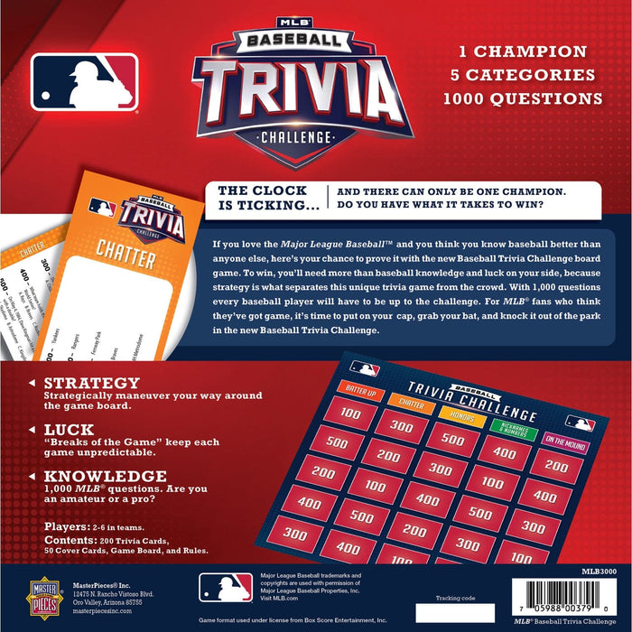 MLB - Baseball Trivia Challenge Board Game - for just $34.99! 
