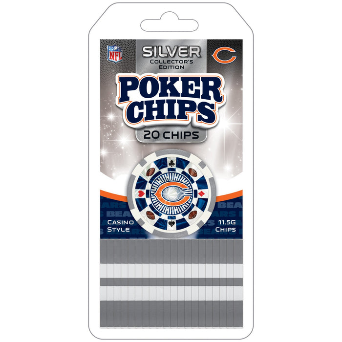 Chicago Bears 20 Piece Poker Chips - Just $5.99! Shop now at Retro Gaming of Denver