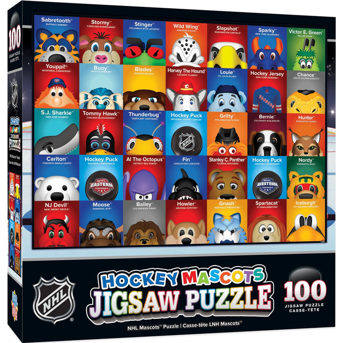 NHL Mascots 100 Piece Jigsaw Puzzle - Just $14.99! Shop now at Retro Gaming of Denver