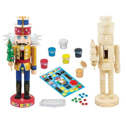 Nutcracker Father Christmas Wood Paint Set - for just $16.99! 