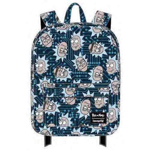 Loungefly Rick and Morty Computer Chip Rick Nylon Backpack - Premium Backpacks - Just $40.92! Shop now at Retro Gaming of Denver