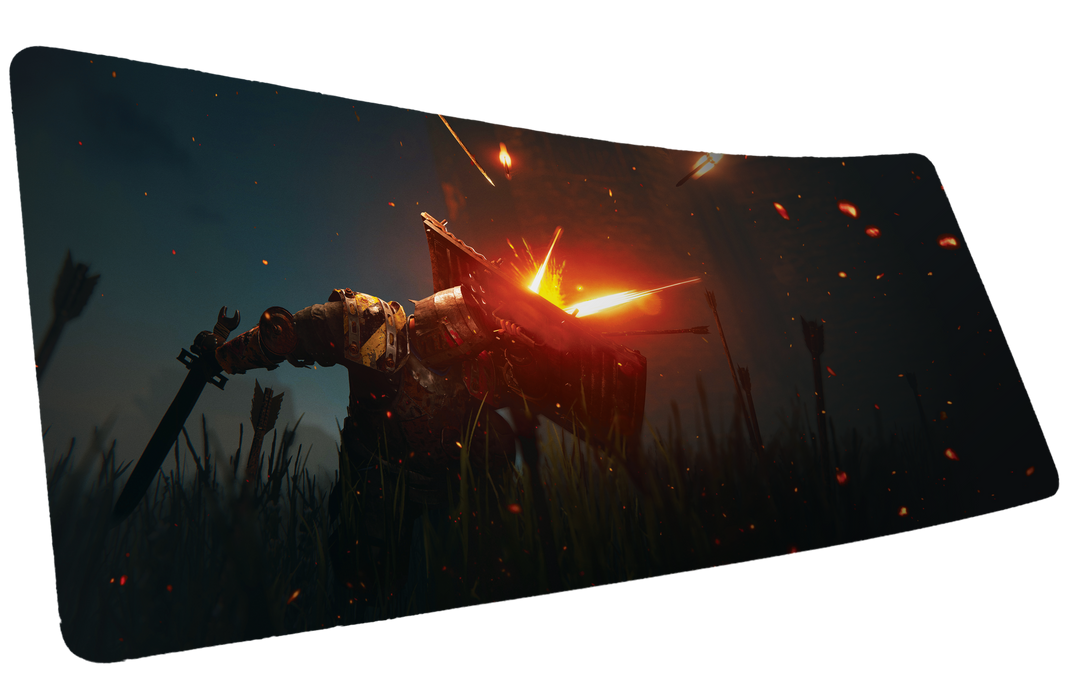 "Ricochet" — Rust Deskmat - for just $49.95! 
