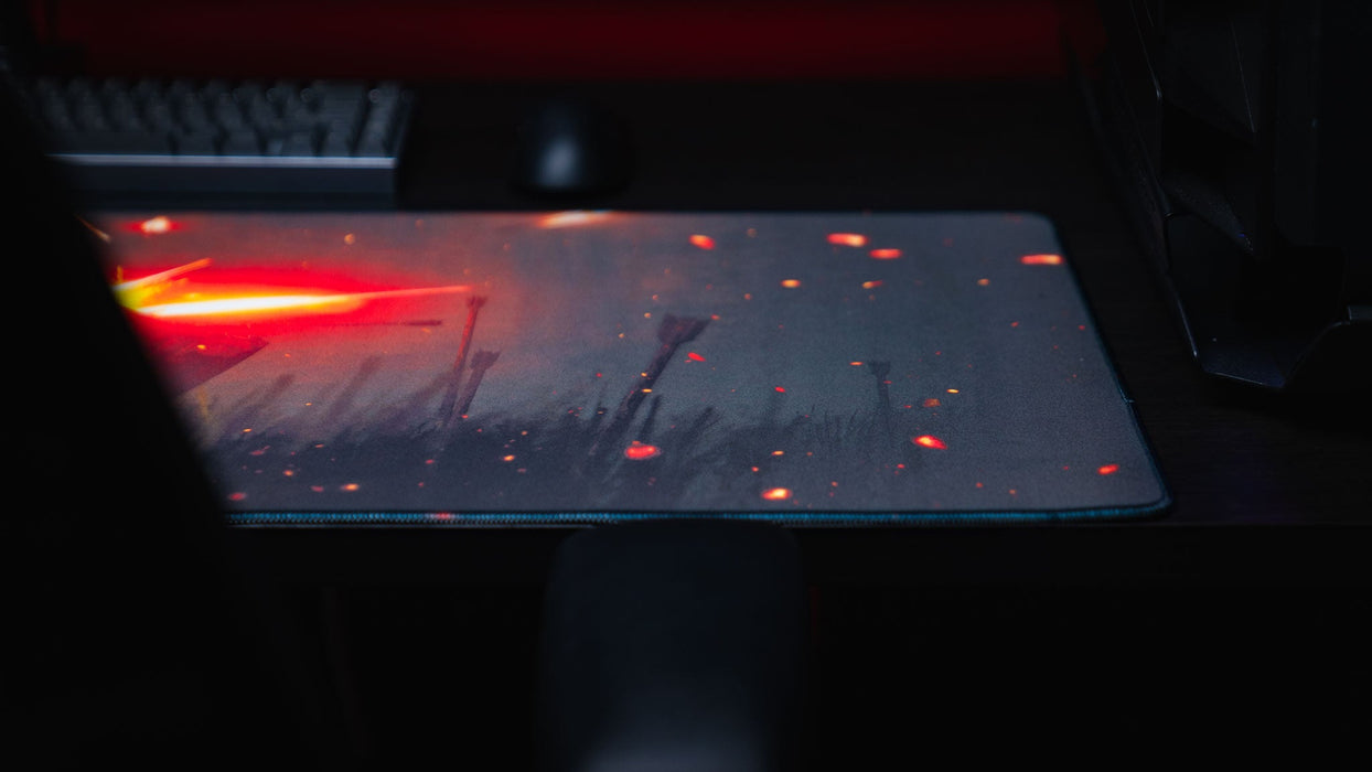 "Ricochet" — Rust Deskmat - for just $49.95! 
