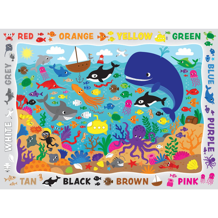 Hide & Seek - Colors in the Ocean 48 Piece Jigsaw Puzzle - Just $12.99! Shop now at Retro Gaming of Denver