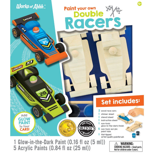 Double Racers Wood Craft & Paint Kit - for just $19.99! 