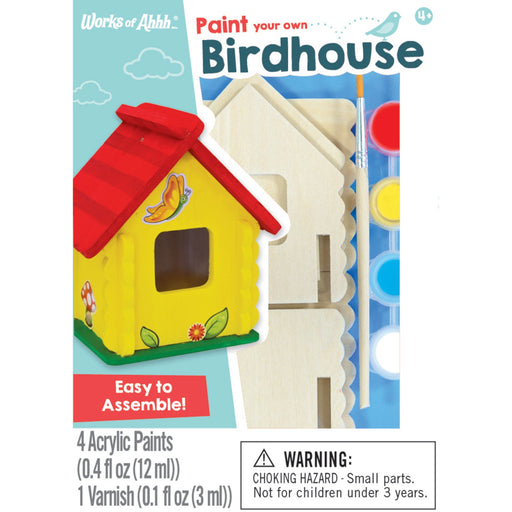 Birdhouse Wood Craft & Paint Kit - Just $7.99! Shop now at Retro Gaming of Denver