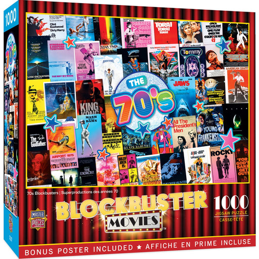 70's Blockbusters 1000 Piece Jigsaw Puzzle - Just $16.99! Shop now at Retro Gaming of Denver