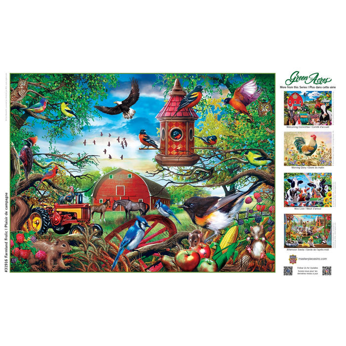 Green Acres - Farmland Frolic 300 Piece EZ Grip Jigsaw Puzzle - Just $14.99! Shop now at Retro Gaming of Denver