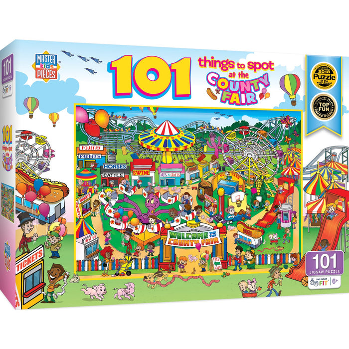 101 Things to Spotat the County Fair - 101 Piece Jigsaw Puzzle - Just $12.99! Shop now at Retro Gaming of Denver