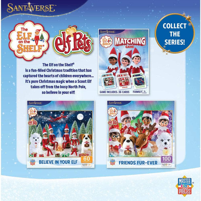 Elf on the Shelf 4-Pack 100 Piece Jigsaw Puzzles - V1 - for just $10.99! 