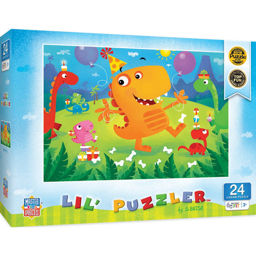 Lil Puzzler - Dino Party 24 Piece Jigsaw Puzzle - Just $12.99! Shop now at Retro Gaming of Denver