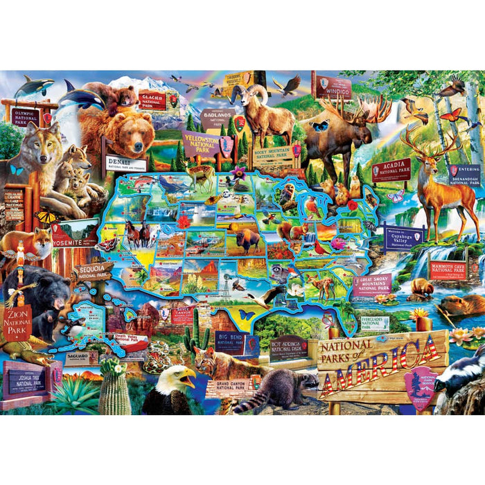 Signature Collection - USA National Parks 3000 Piece Jigsaw Puzzle - for just $39.99! 
