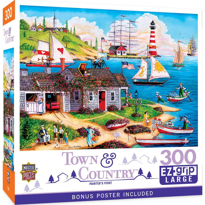 Town & Country - Painter's Point 300 Piece EZ Grip Jigsaw Puzzle - for just $14.99! 