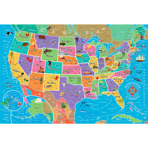 Puzzle: Map of USA - for just $24.99! 