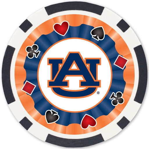 Auburn Tigers 100 Piece Poker Chips - for just $29.99! 