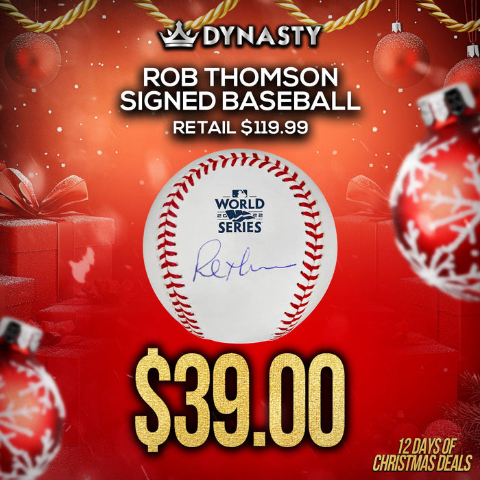 Rob Thomson Philadelphia Phillies Autographed 2022 World Series Official Major League Baseball - for just $39! 