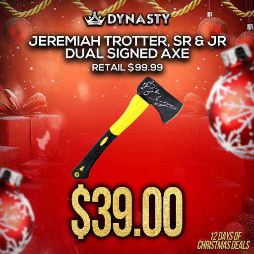 Jeremiah Trotter, Sr. & Jeremiah Trotter, Jr. Philadelphia Eagles Dual-Autographed Axe - for just $39! 
