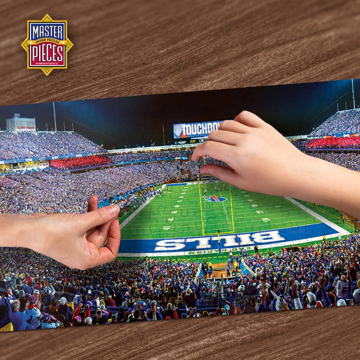 Buffalo Bills - 1000 Piece Panoramic Jigsaw Puzzle - End View - for just $19.99! 