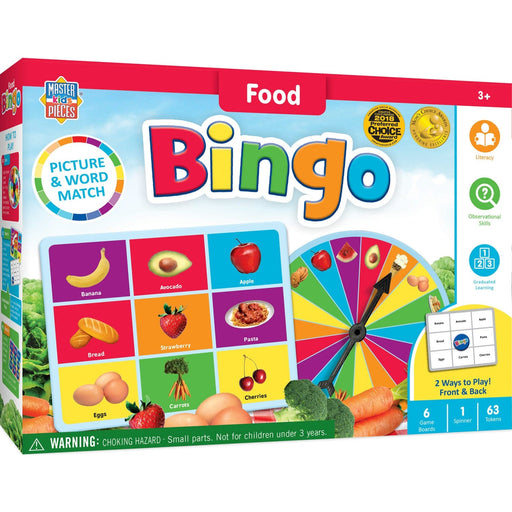 Educational - Food Bingo Game - for just $12.99! 
