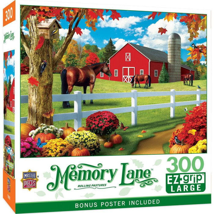 Memory Lane - Rolling Pastures 300 Piece EZ Grip Jigsaw Puzzle - for just $14.99! 