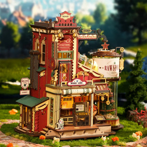 ROKR-Robotime - Christmas Dream Gift Factory Wooden Music Box - for just $74.99! 