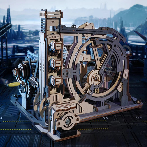 Robotime-ROKR - Spaceport Marble Run 3D Wooden Puzzle - for just $59.99! 