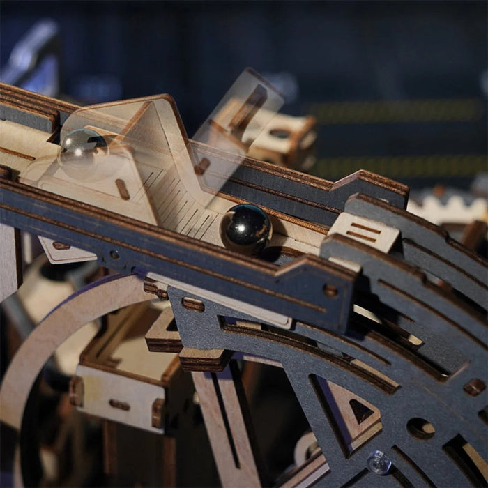 Robotime-ROKR - Spaceport Marble Run 3D Wooden Puzzle - for just $59.99! 