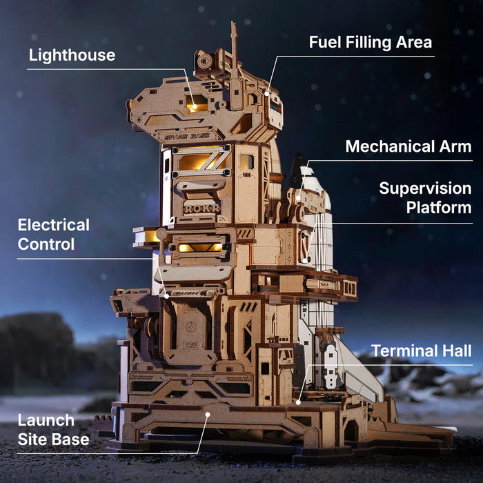 ROKOR-Robotime - Space Shuttle Mechanical 3D Wooden Puzzle - for just $60.99! 