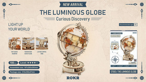 Robotime-ROKR Luminous Globe ST003 - for just $54.99! 