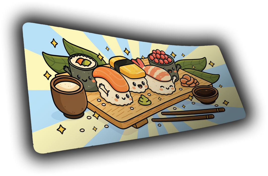 "Roll Call: Sky" — Kawaii Deskmat - for just $49.95! 