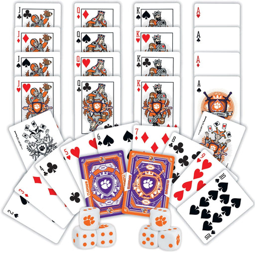 Clemson Tigers - 2-Pack Playing Cards & Dice Set - for just $19.99! 