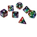 RPG Dice Set (7+1): Rainbow Translucent Resin - Just $12.41! Shop now at Retro Gaming of Denver