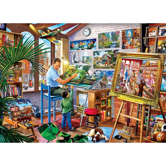 Masterpiece Gallery - Gallery on the Square 1000 Piece Jigsaw Puzzle - for just $9.99! 