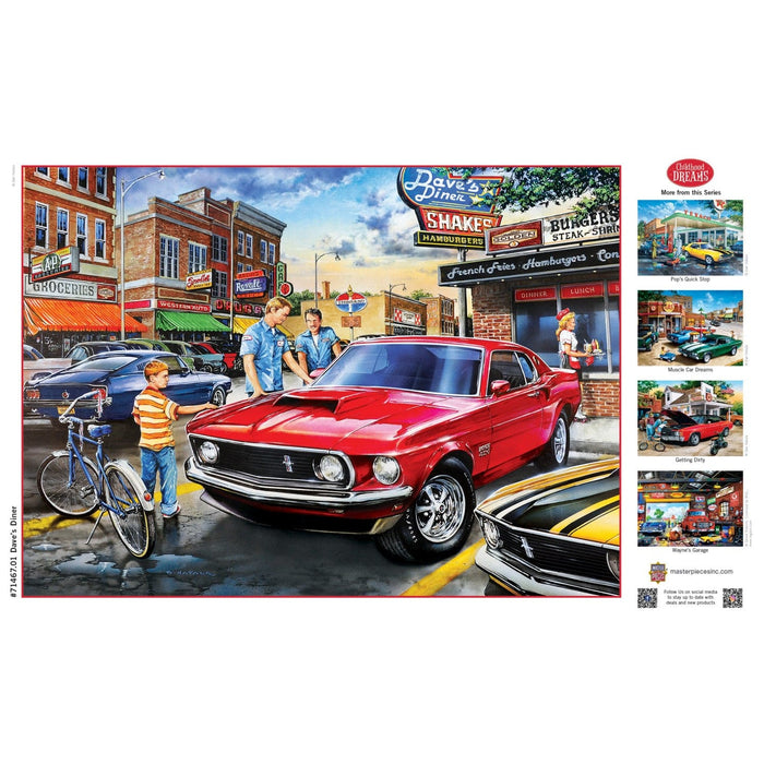 Childhood Dreams - Dave's Diner 1000 Piece Jigsaw Puzzle - for just $16.99! 