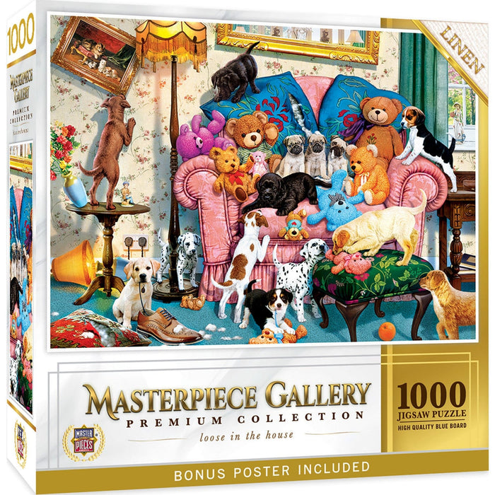 Masterpiece Gallery - Loose in the House 1000 Piece Jigsaw Puzzle - for just $12.99! 